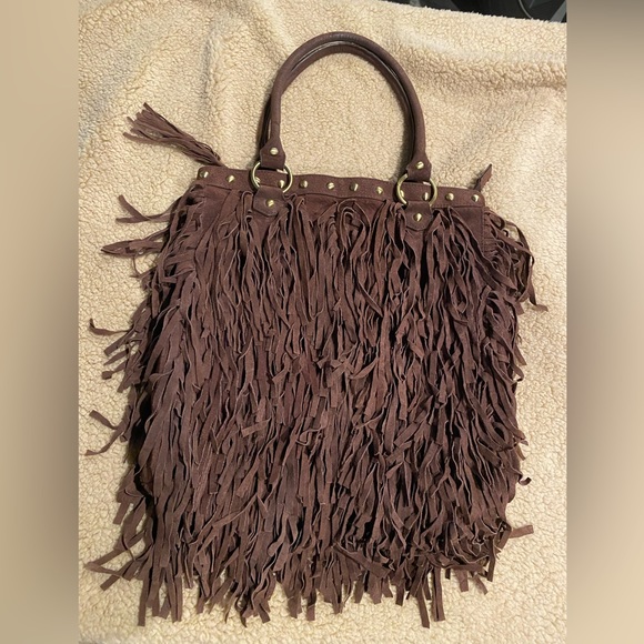 Pamela McCoy Other - Pamela McCoy Leather Fringe Purse